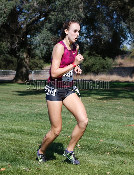 2014StanfordCollWomen-308.JPG - College race at the 2014 Stanford Cross Country Invitational, September 27, Stanford Golf Course, Stanford, California.